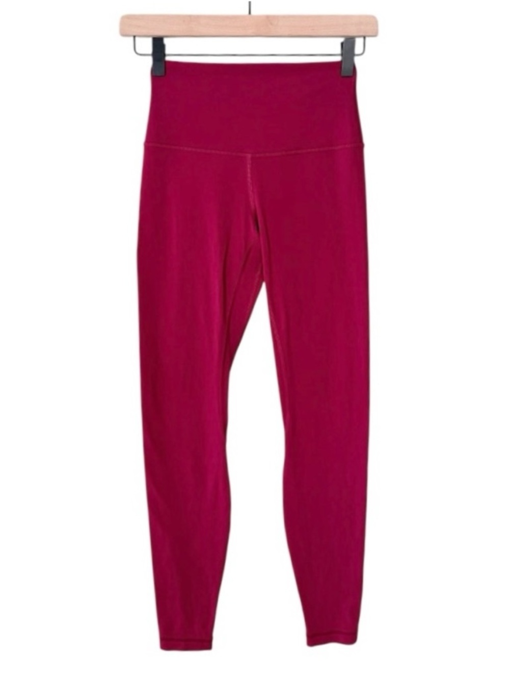 Lululemon Align High Rise Pant Leggings Nulu Berry Rumble Pink Women's Size 4